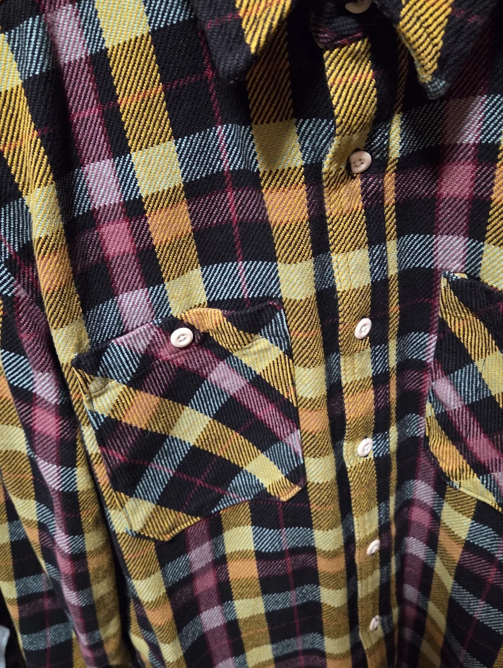 The North Face Valley Twill Flannel Shirt Heavyweight Multicolor Size XL - Picture 4 of 8
